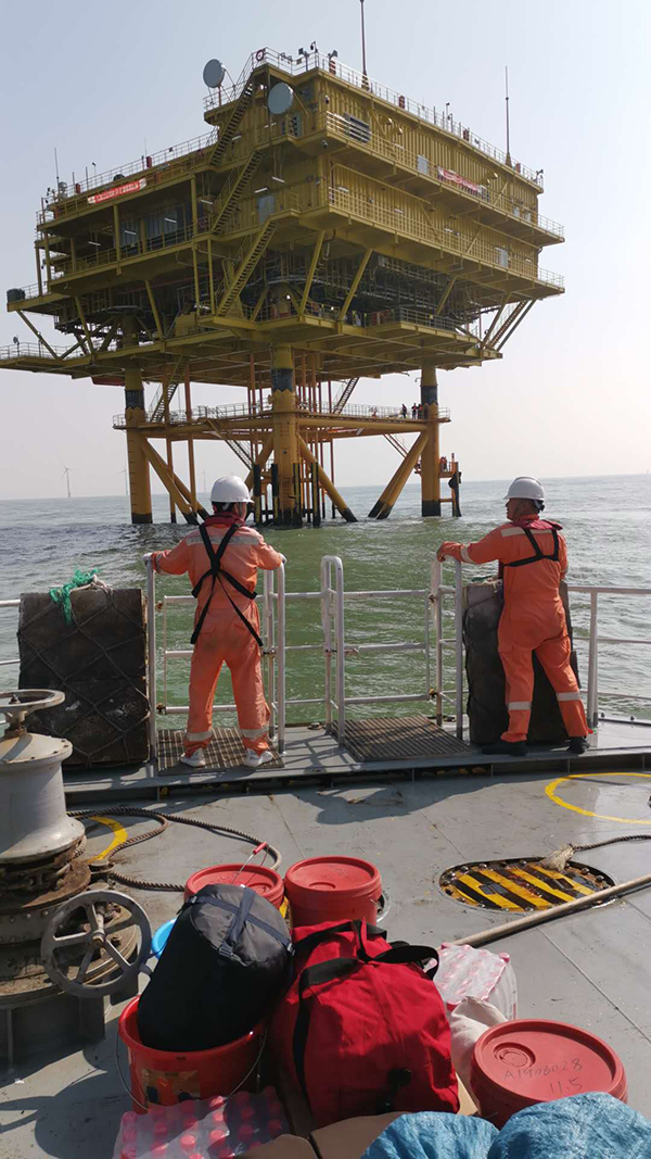 虹潤不怕遠征難，直掛云帆濟滄海-虹潤儀表為海上風電運行保駕護航